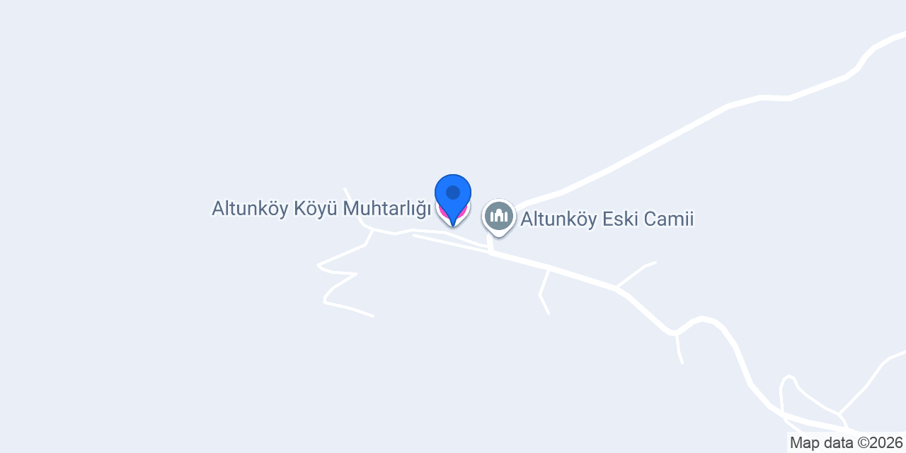 Altunköy Köyü Muhtarlığı konumu