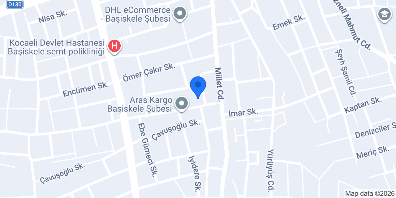 Başiskele Ptt Müdürlüğü konumu