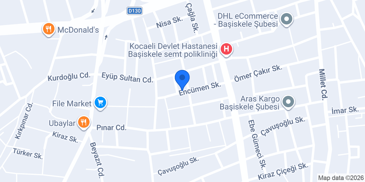 T.C. Başiskele Noterliği konumu
