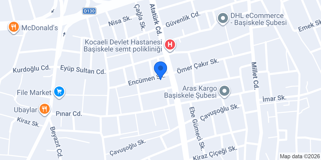 Özel Kalem Kurs Merkezi Başiskele konumu