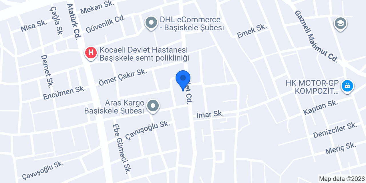 Yurtiçi Kargo Başiskele konumu