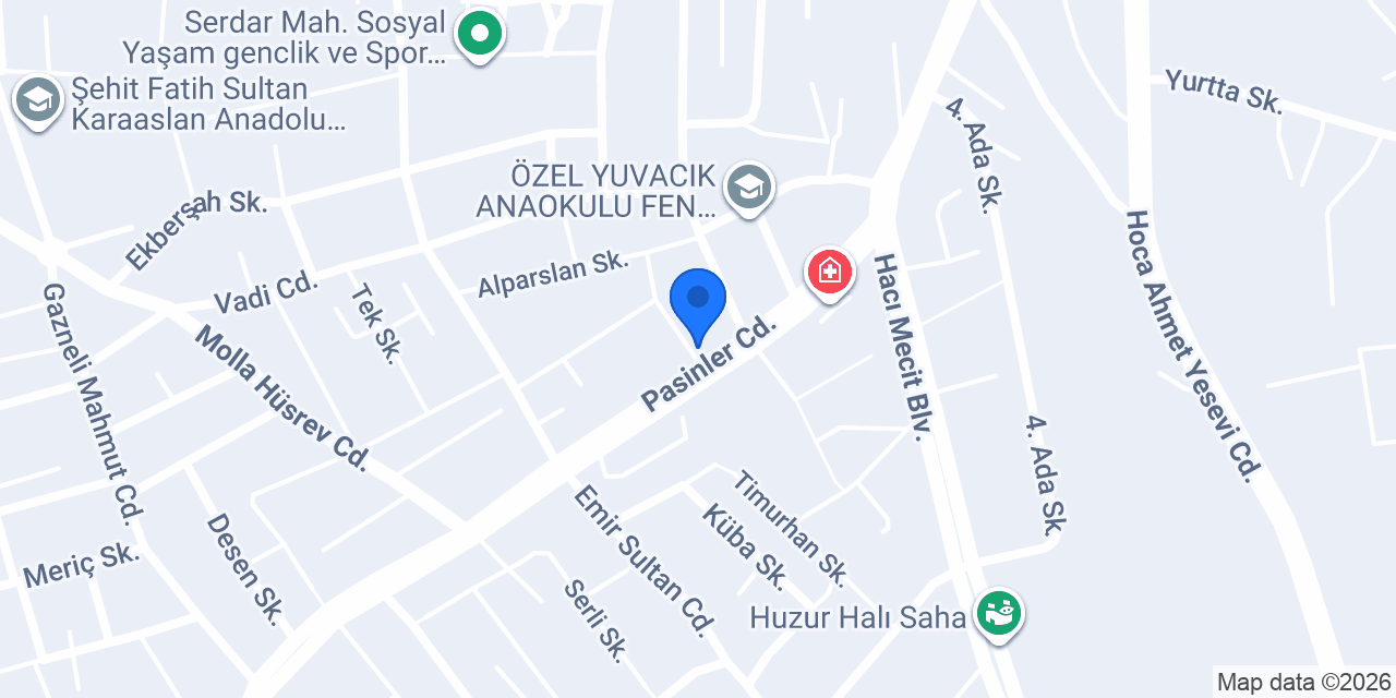 Yeni Damak Lezzeti konumu