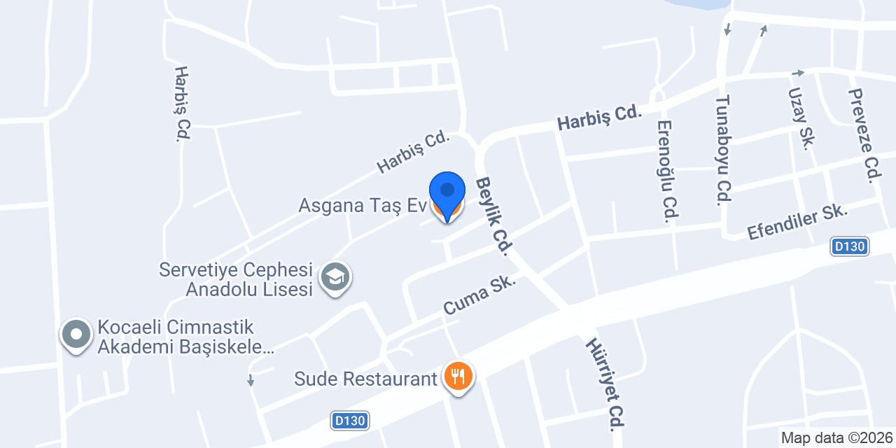 Asgana Taş Ev konumu