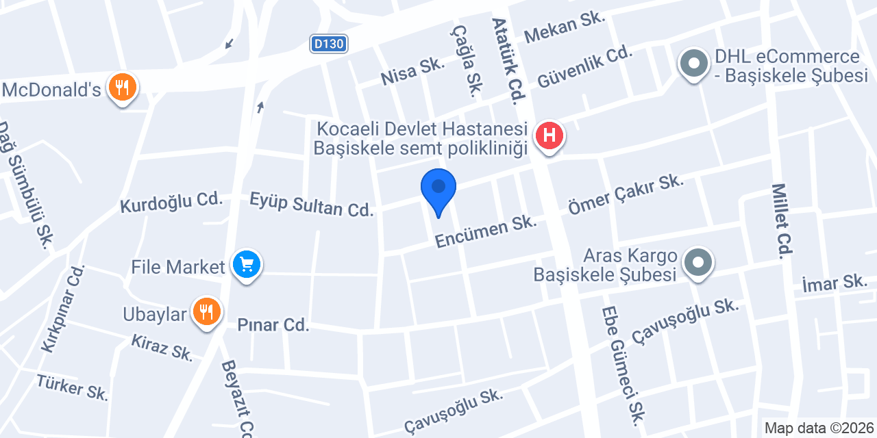ÖZSERNEO SİGORTA BAŞİSKELE konumu