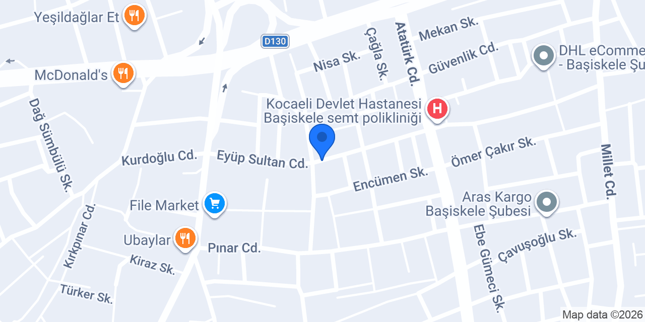 Başiskele İlçe Müftülüğü konumu