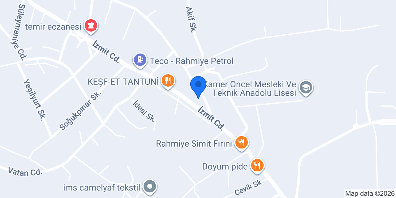 Anka Çiçek Evi konumu