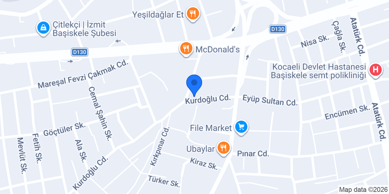 KÖŞEM BALIK Restoran konumu