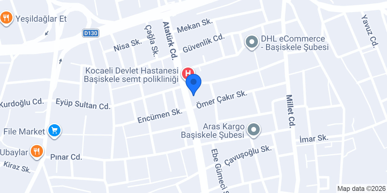 Değirmen Kebap konumu