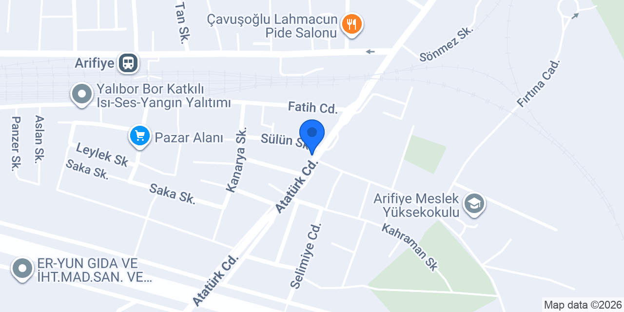 Arifiye Enter Sigorta konumu