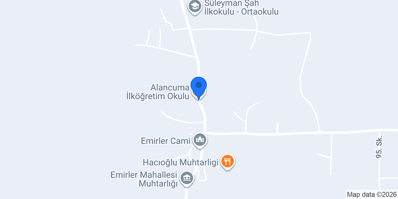 Alancuma İlköğretim Okulu konumu