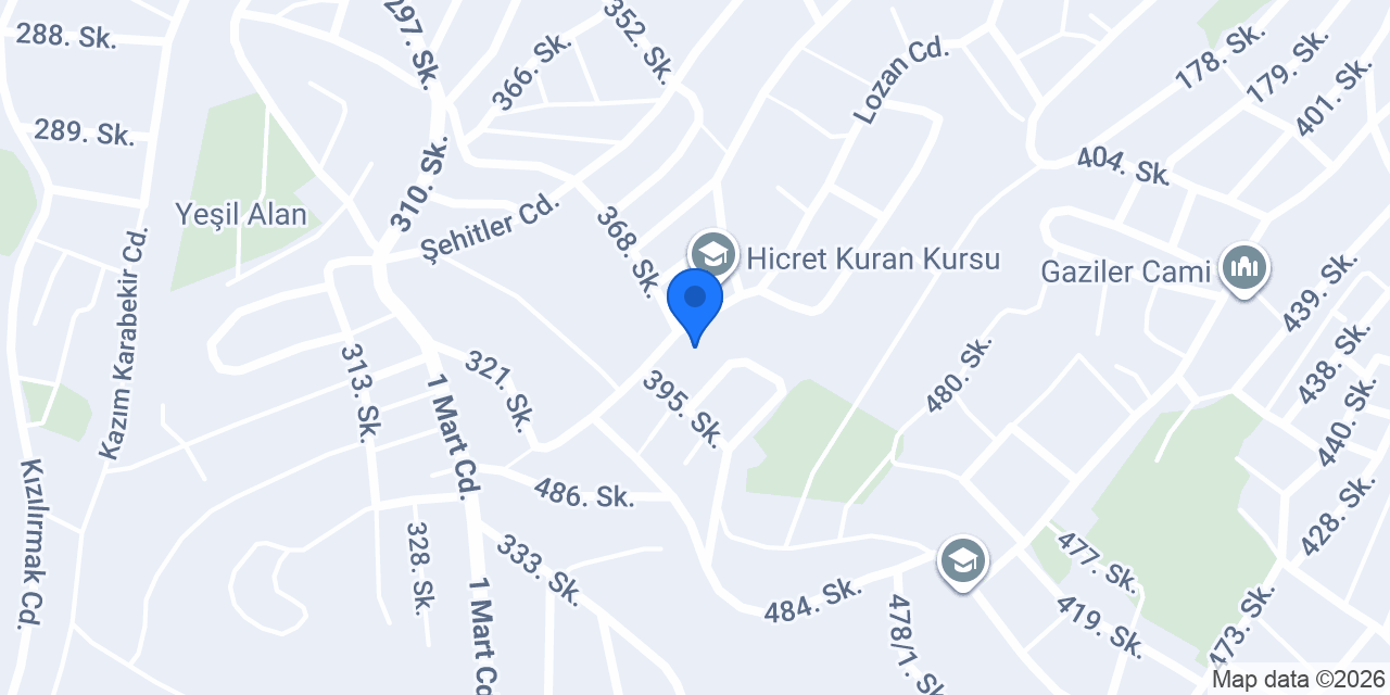 ŞAHBAZ RENT A CAR konumu