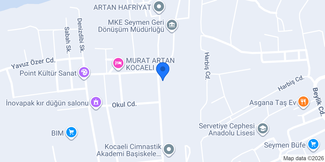 Arkoc Maden Makinaları konumu