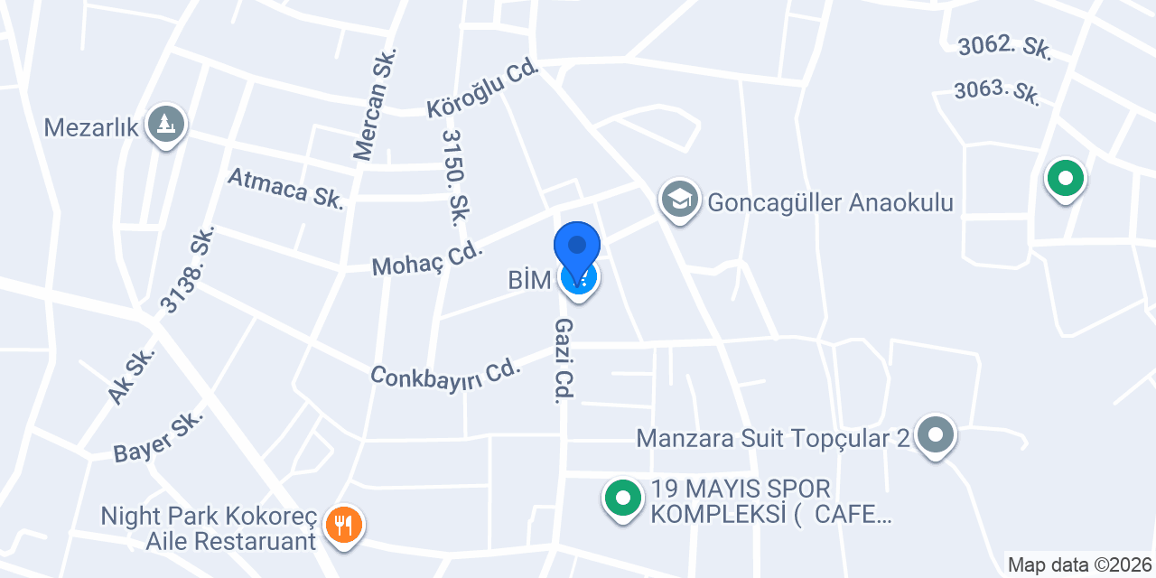 NF İnşaat konumu