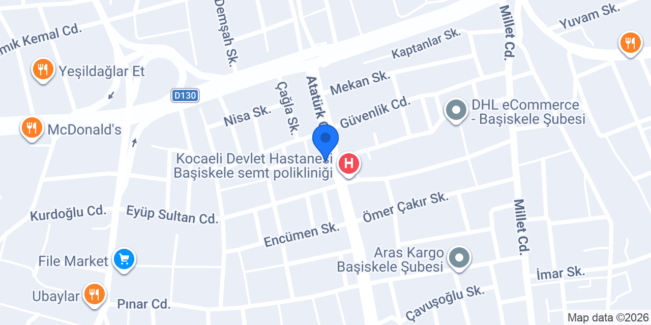 DT.Rumeysa Genç Bayraktutar konumu