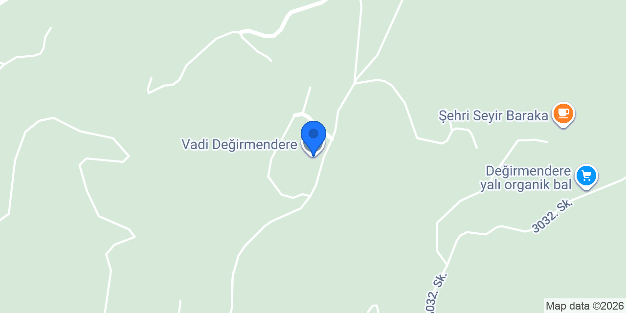 Vadi Değirmendere konumu