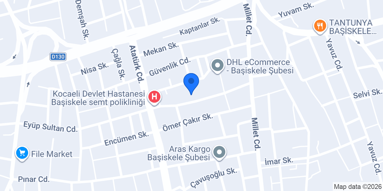 Başiskele Belediyesi Kitaphane konumu