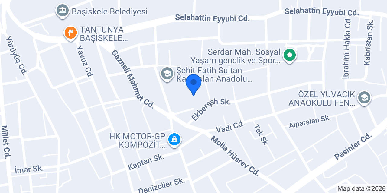 Başiskele Gül Bahçesi Anaokulu konumu