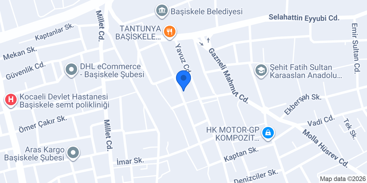 Başiskele Batışehir Anaokulu konumu