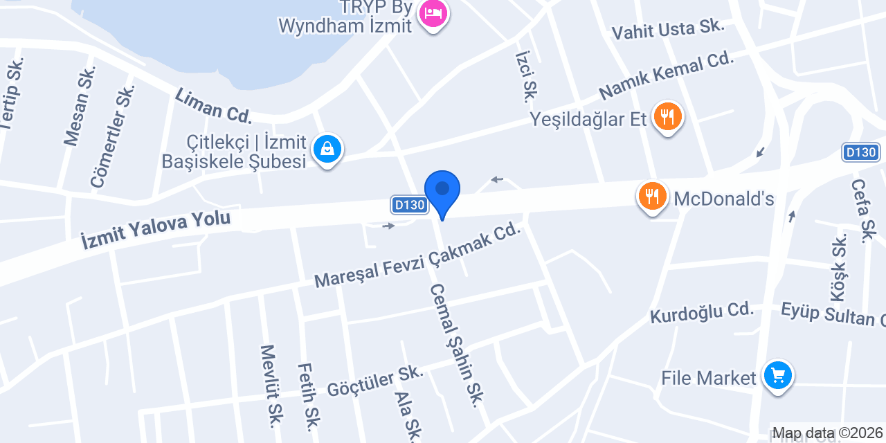 Seramik Outlet Park Kocaeli konumu