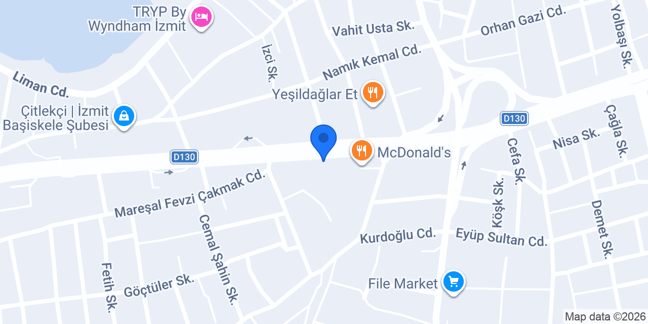 VitrA - Artema - Fa-Yapı konumu