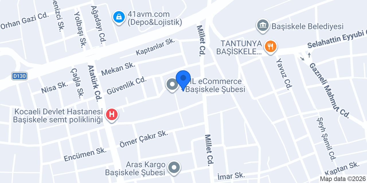 HAZIR KAPAK KOCAELİ ŞUBE konumu