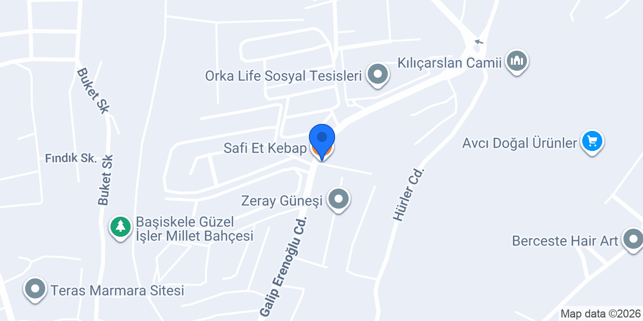 Safi Et Kebap konumu