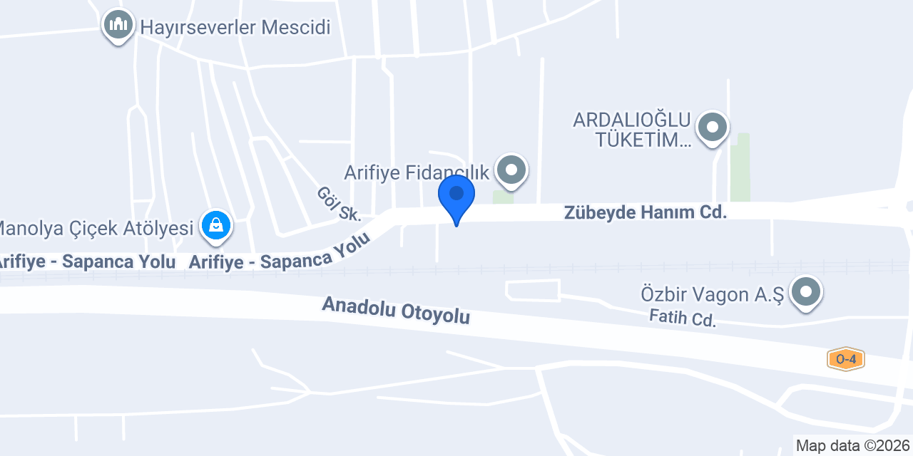 AKSAN PEYZAJ SAKARYA konumu