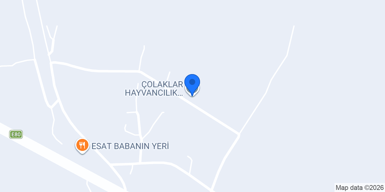 ÇOLAKLAR HAYVANCILIK MURAT ÇOLAK konumu