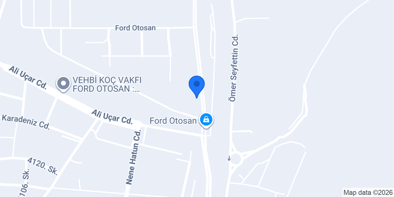 Yapı Kredi - Ford Otosan Şubesi konumu