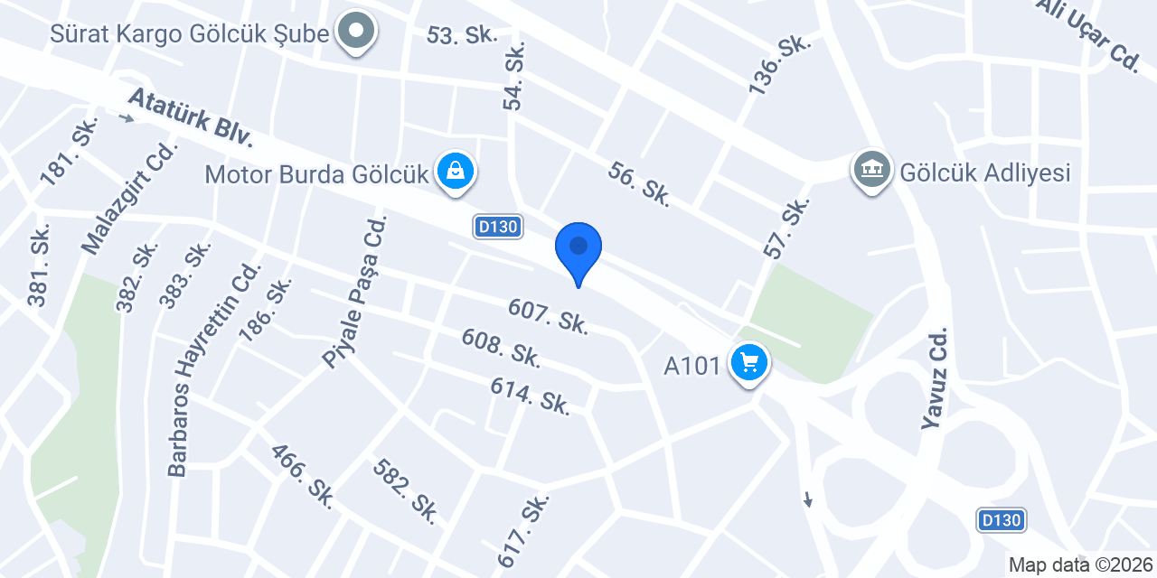 ÖZBATU OTO konumu