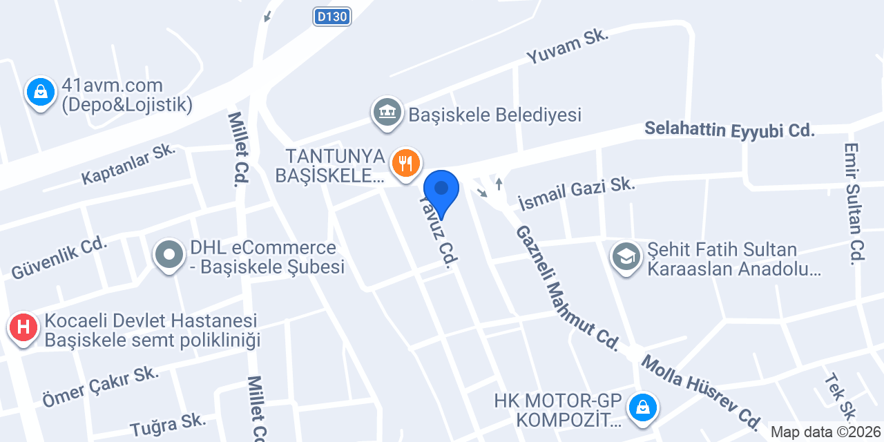 Merve Akar Mimarlık konumu