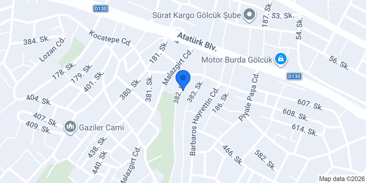 Pembe Deniz konumu