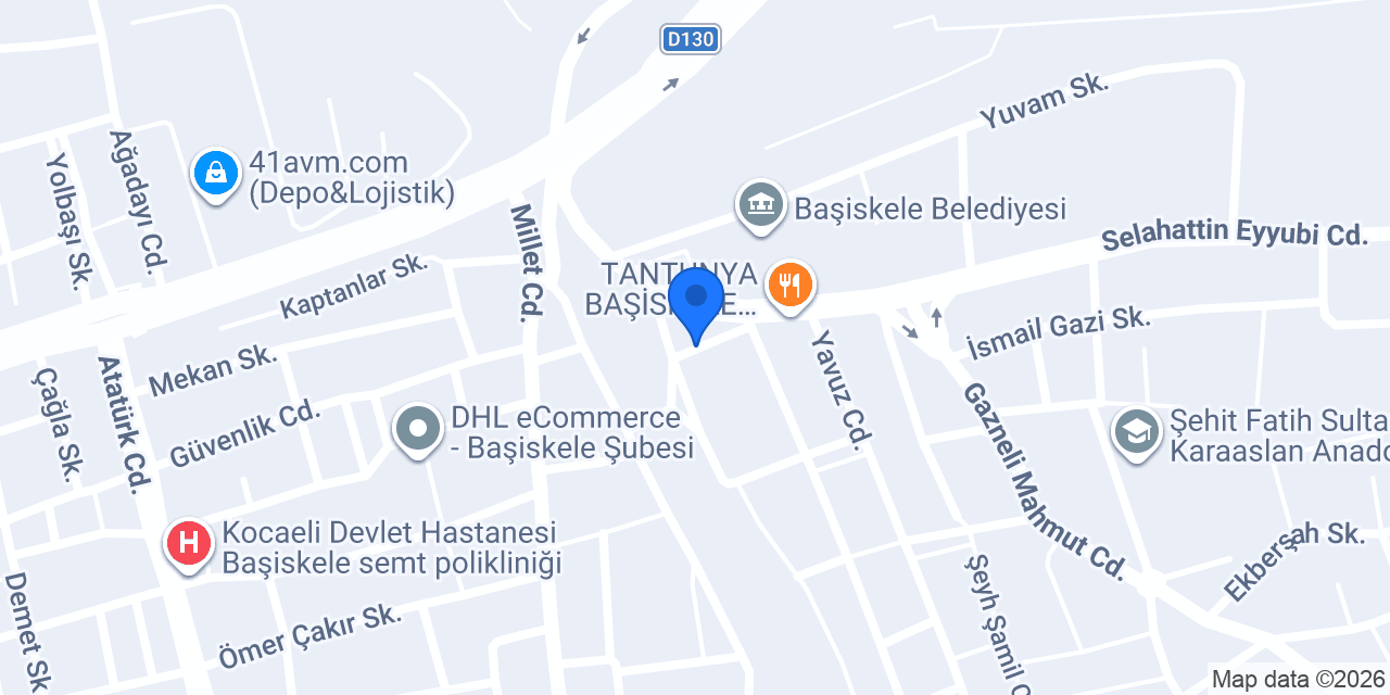 Dr. Nurhan Börekçi Alet konumu