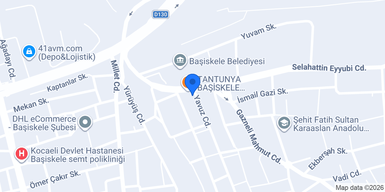 BYM Mimarlık konumu