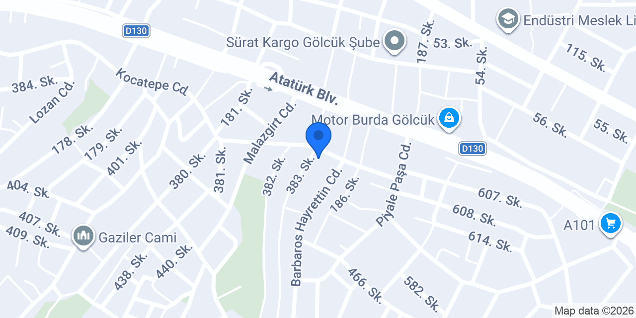 UZUNER İZOLASYON TAAHHÜT konumu