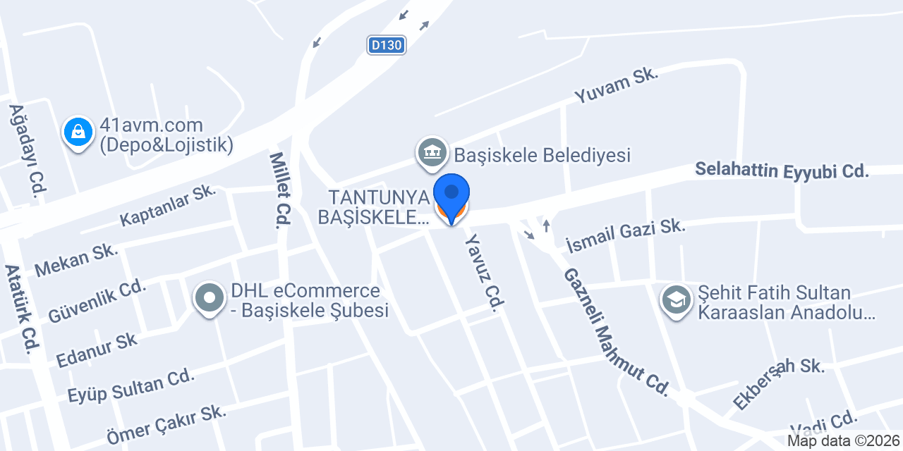 TANTUNYA BAŞİSKELE KONSOLOSLUĞU konumu