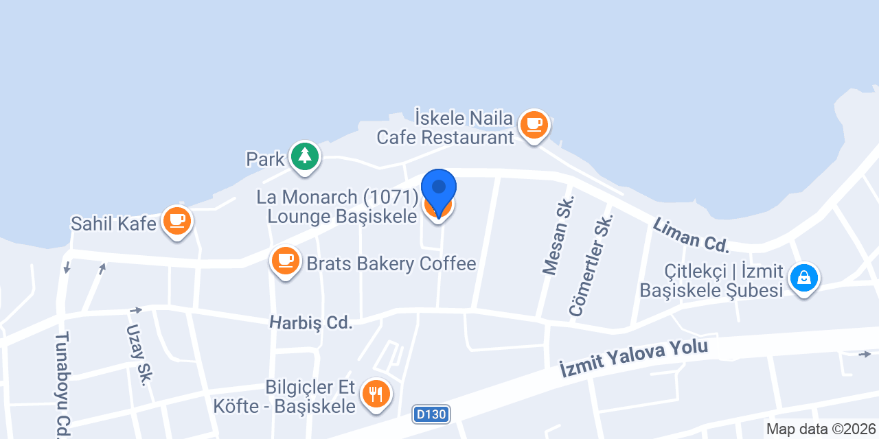 Coffee de Madrid Başiskele konumu