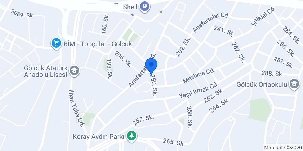 izmit KALİBRASYON konumu
