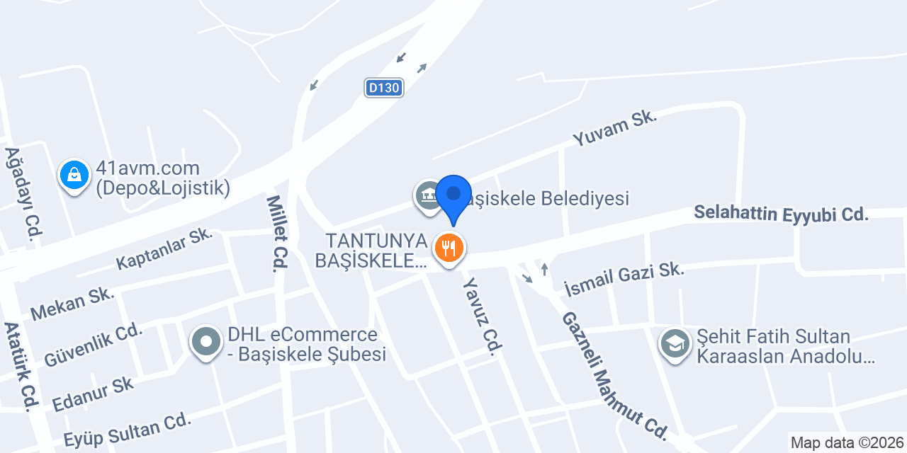 İlçe Nüfus Müdürlüğü konumu