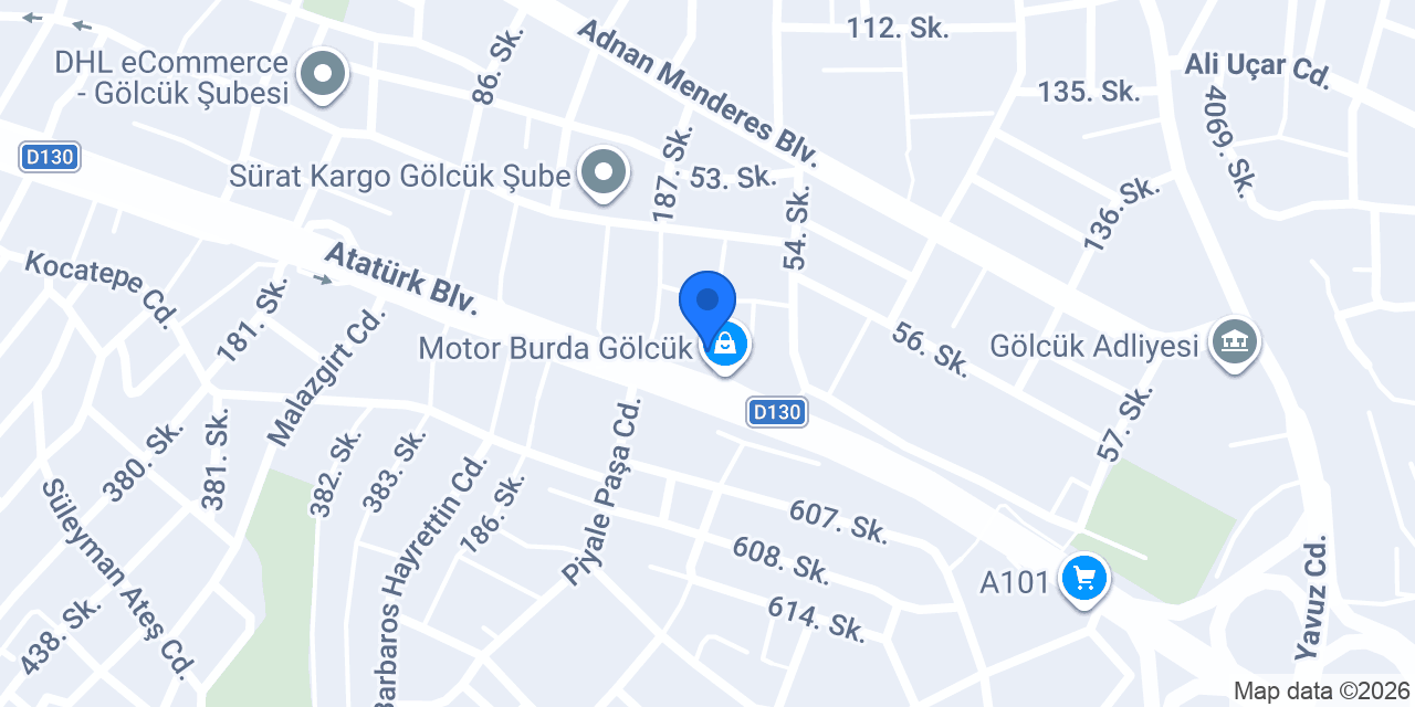 Michelin - Kahramanoğlu Otomotiv konumu