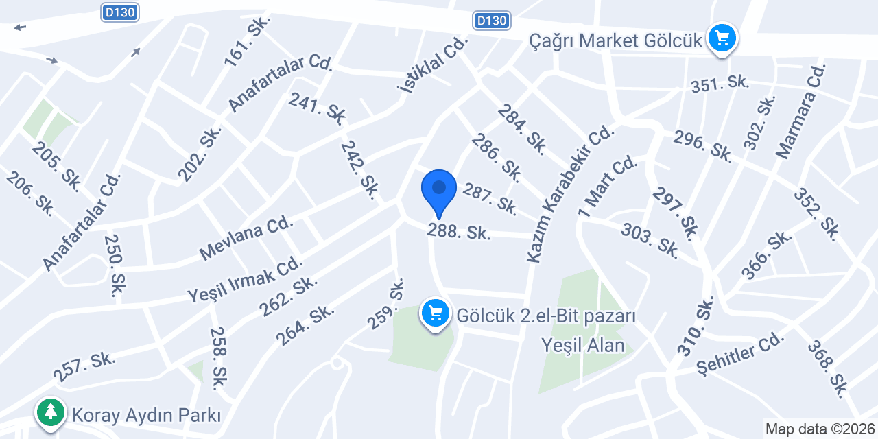 Cevher Eczanesi konumu