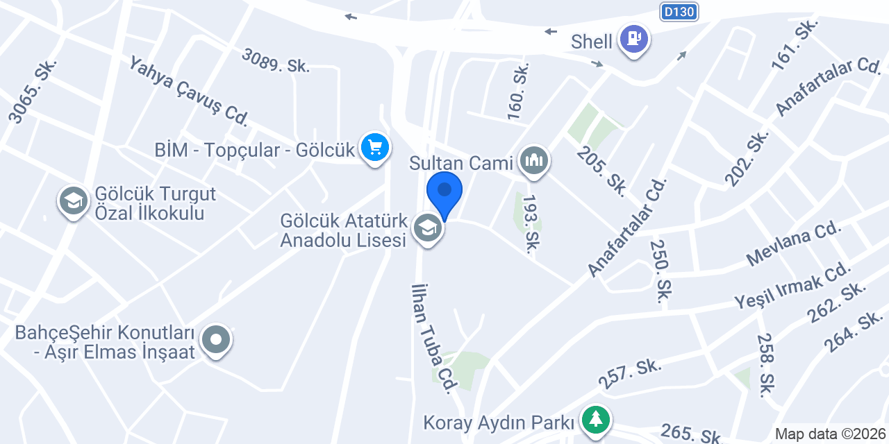 ONUR YAPI PARKE DEKORASYON GÖLCÜK PARKECİ konumu