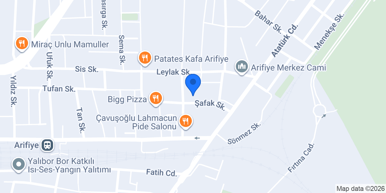 Arifiye Evlendirme Dairesi konumu