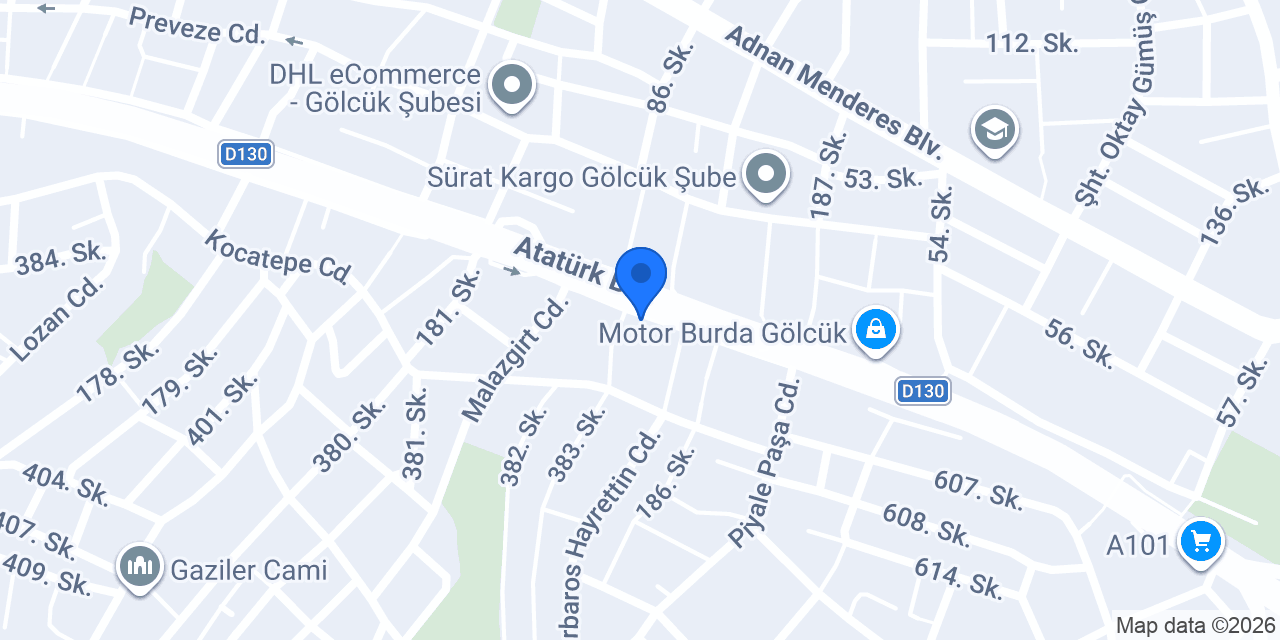 Konya Oto Elektrik konumu
