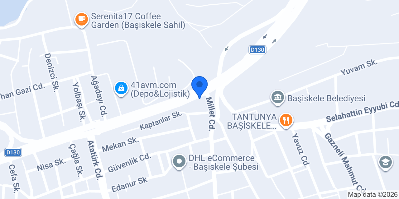 Başiskele Merkez Taksi konumu