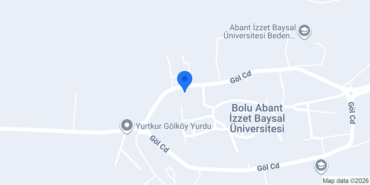 Ptt-abant İzzet Baysal Üniversitesi Şubesi konumu