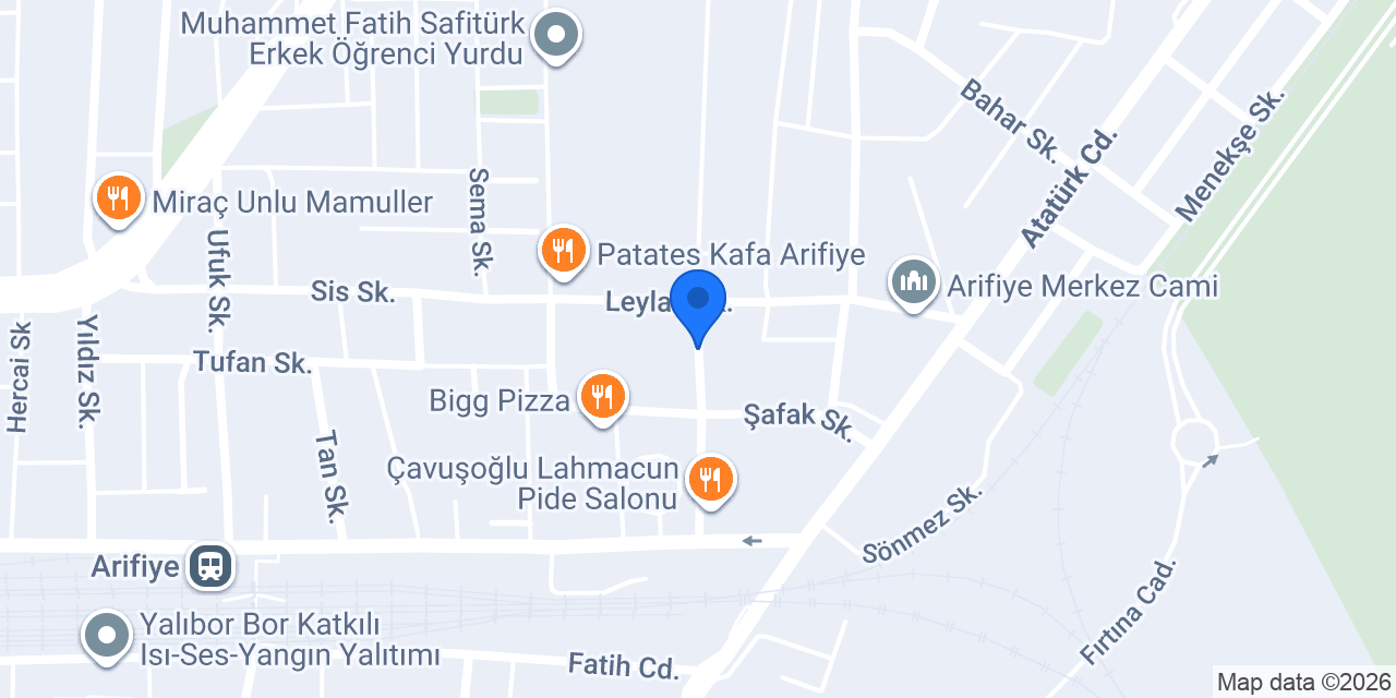 Arifbey Aile Sağlığı Merkezi konumu