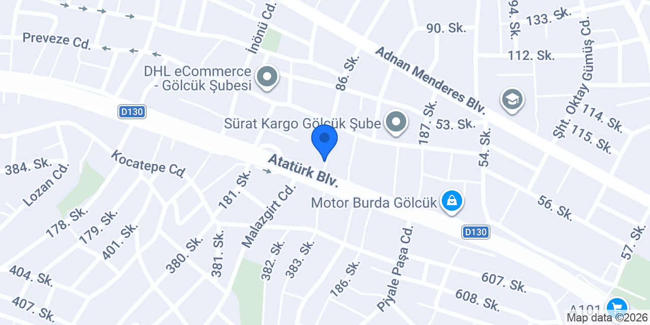 HAŞİMOĞLU OTOMOTİV konumu