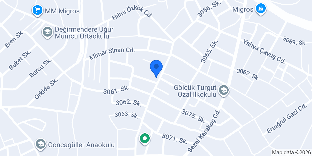 Özel Anasera Çocuk Kulübü konumu