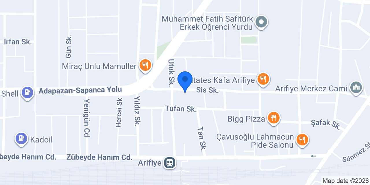 Adamet tesisat konumu
